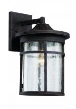 40382 RT - Avalon Crackled Glass, Armed Outdoor Wall Lantern Light
